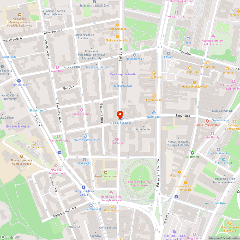 III. Szőlő utca 15 - Tímár utca sarka gödrök bejelentés helye