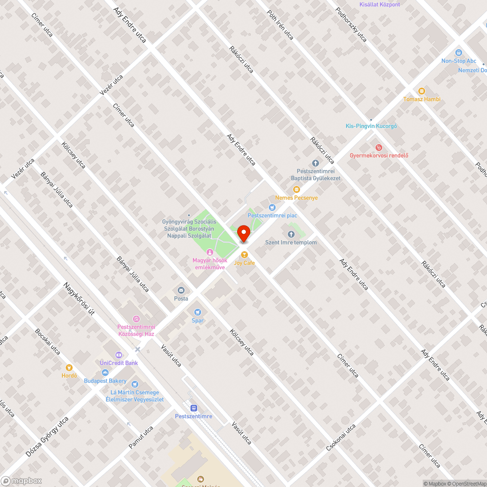 zebra bejelentés helye