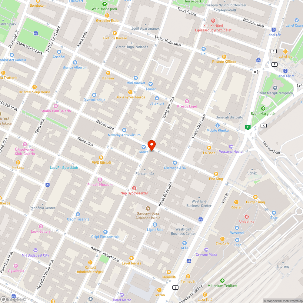 Leparkolt járda bejelentés helye