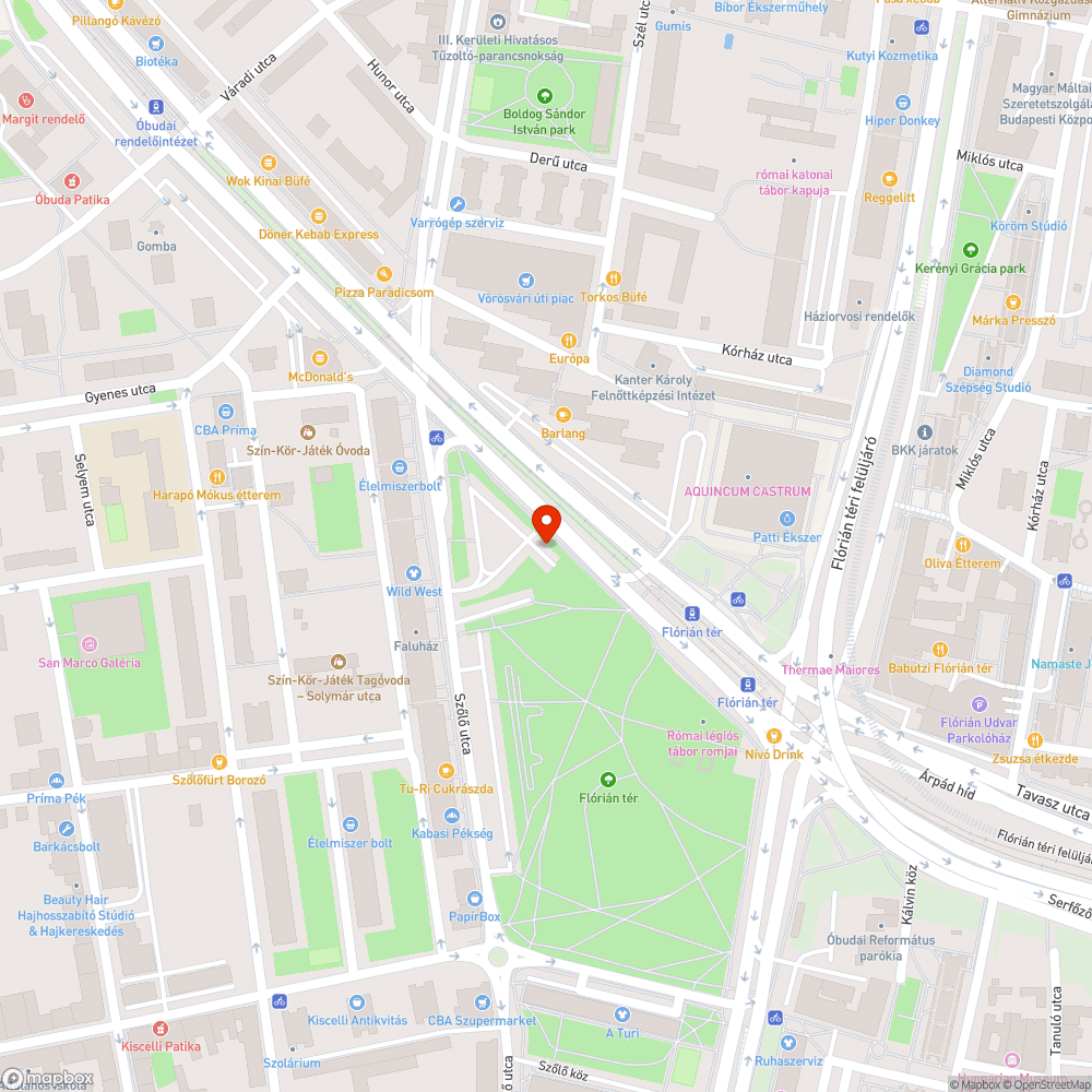 Bezuhant útfelület bejelentés helye