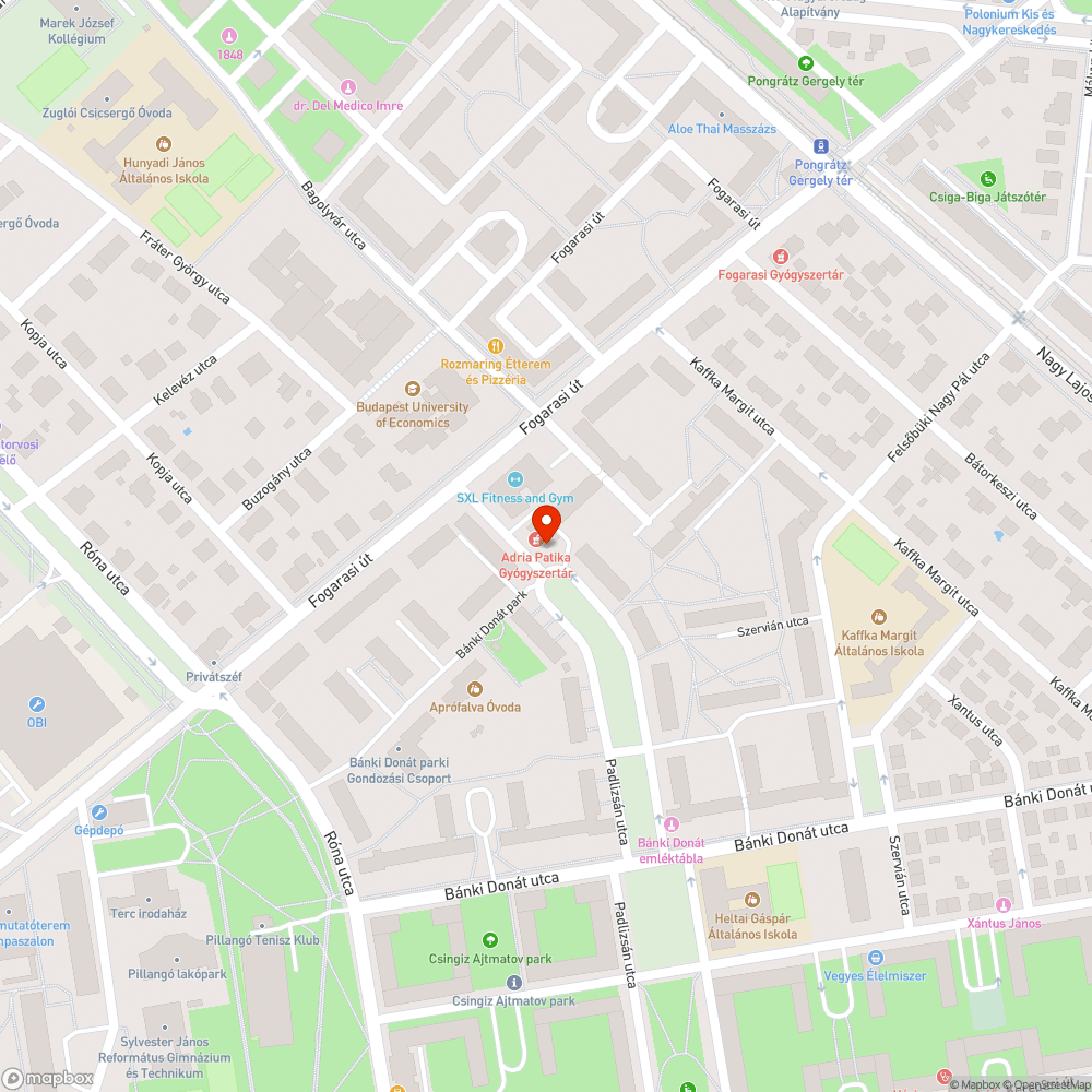 Hiányzó tábla bejelentés helye