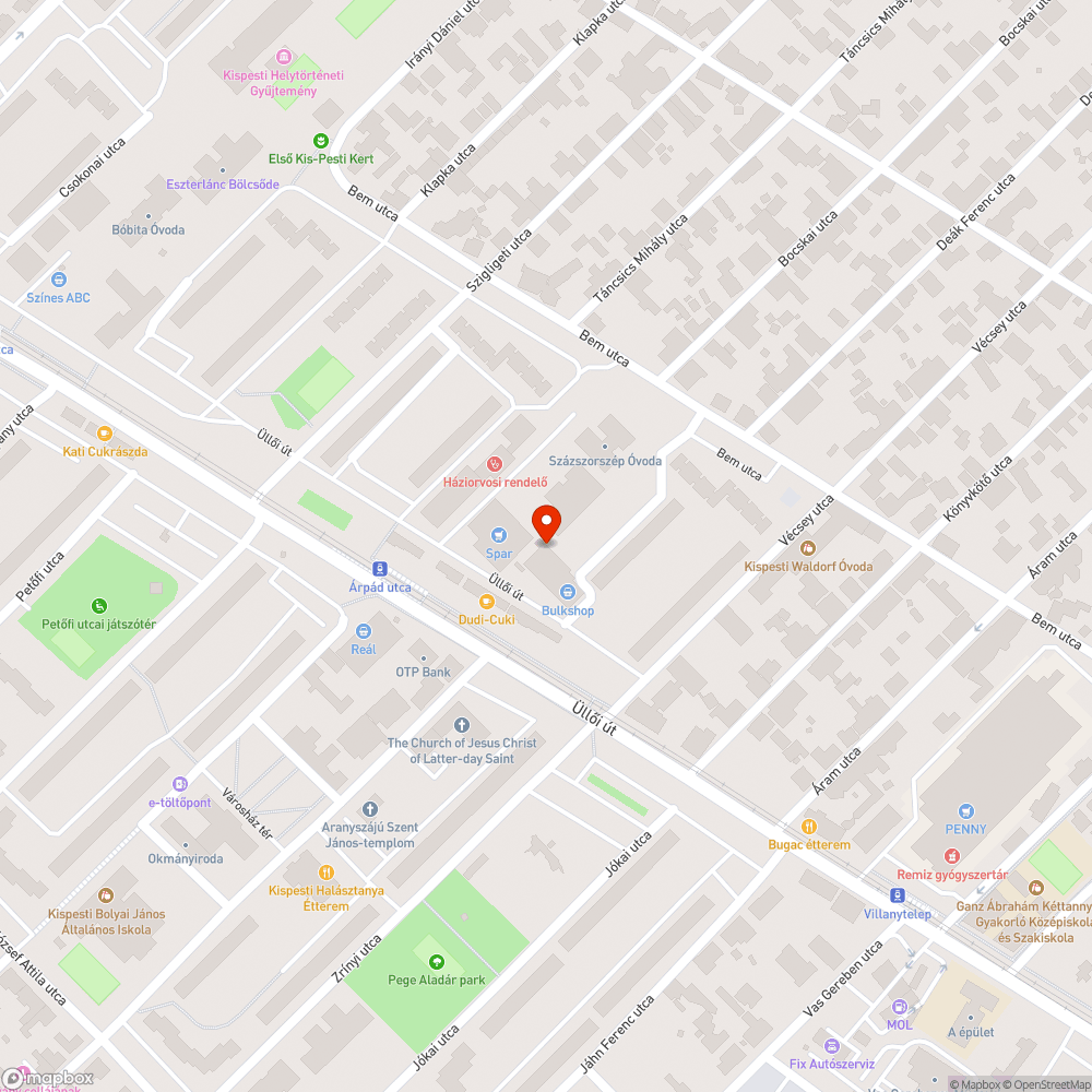 Veszélyes árkád bejelentés helye