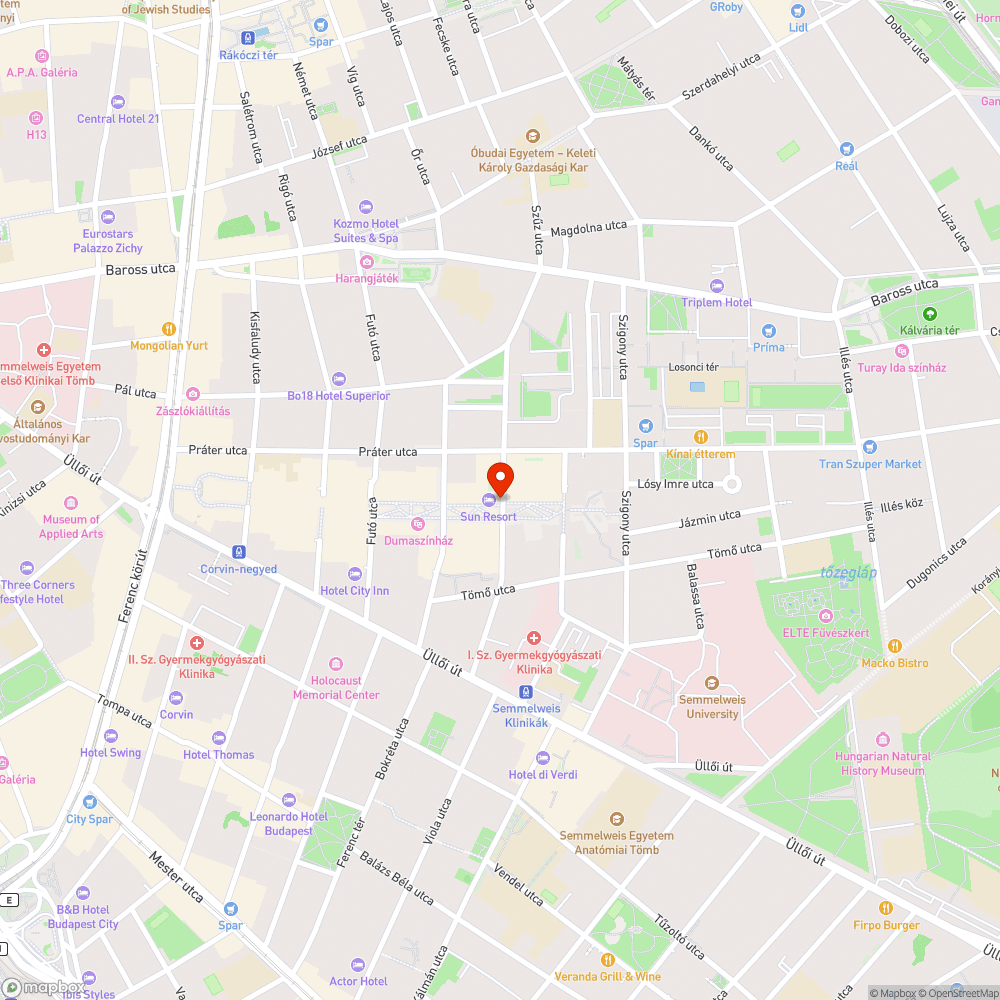 Szabálytalan parkolás a sétáló övezetben bejelentés helye