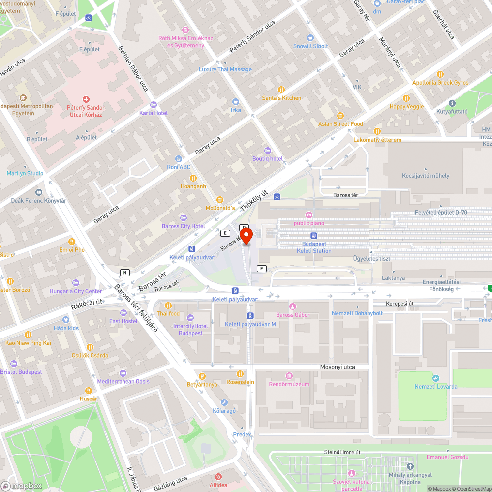 fák a Baross téren? jó lenne... 2. bejelentés helye