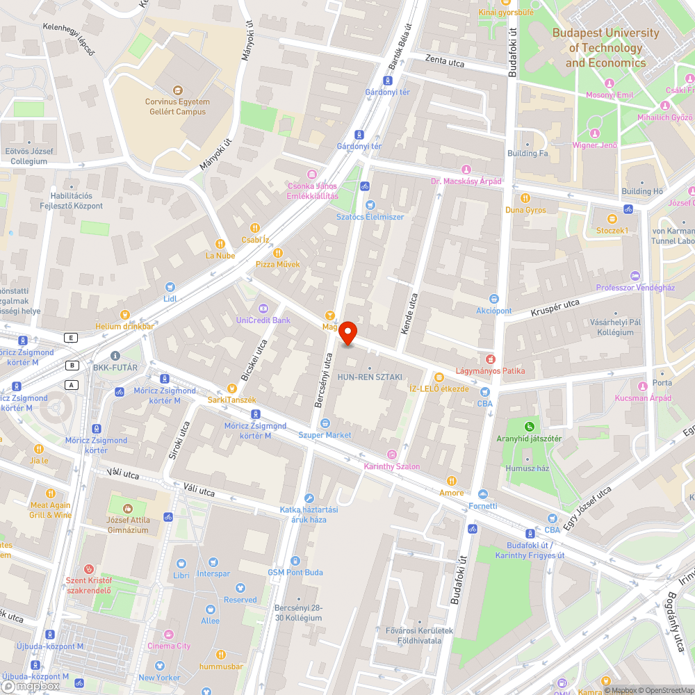 Hiányzó fa Lágymányosi utca 9. - Budapest Főváros XI. kerület Újbudai Polgármesteri Hivatal bejelentés helye