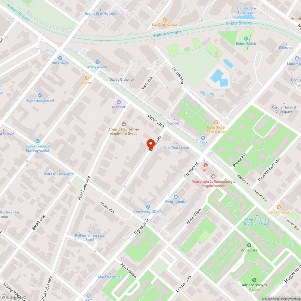 Villodzó lámpa bejelentés helye