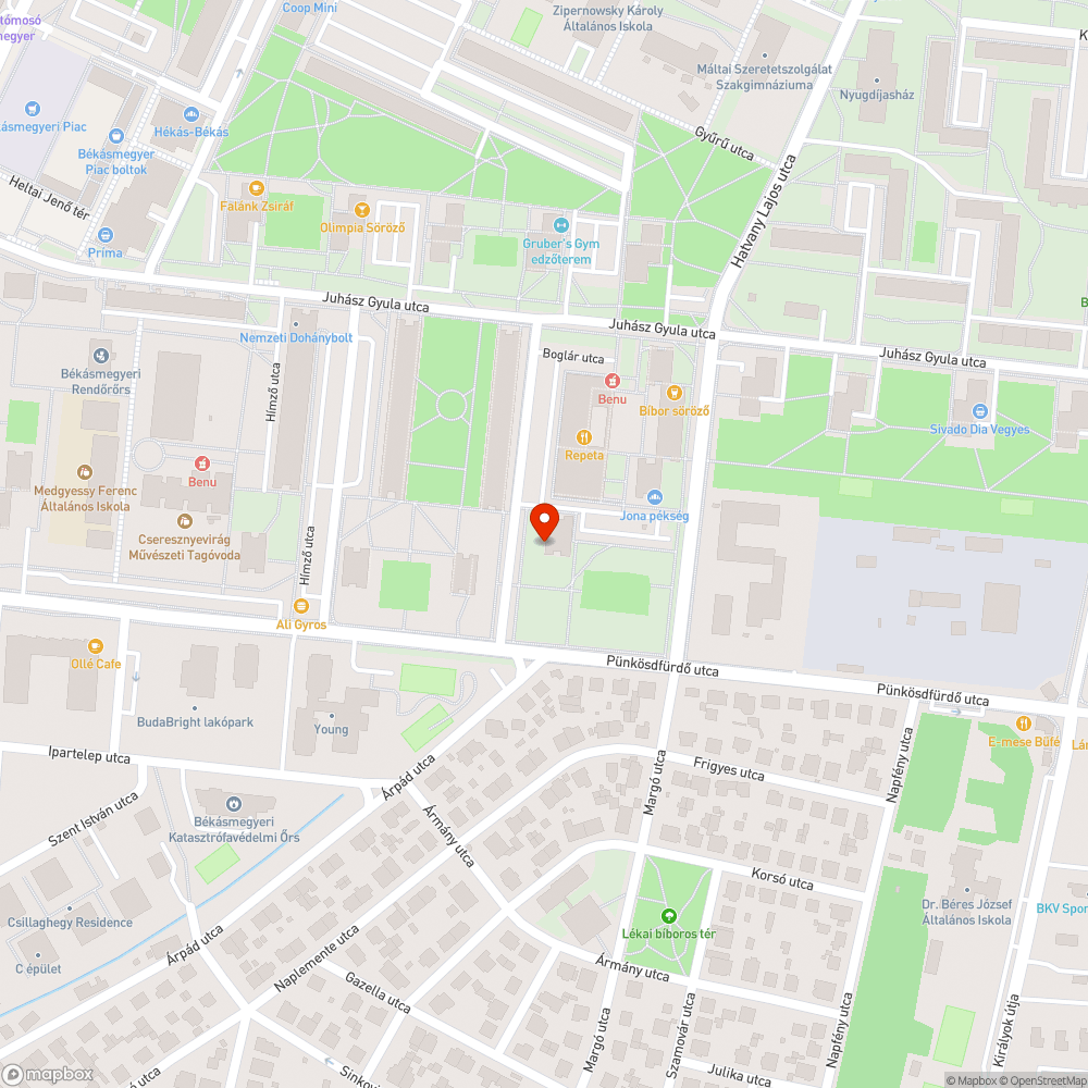 Falevelek bejelentés helye