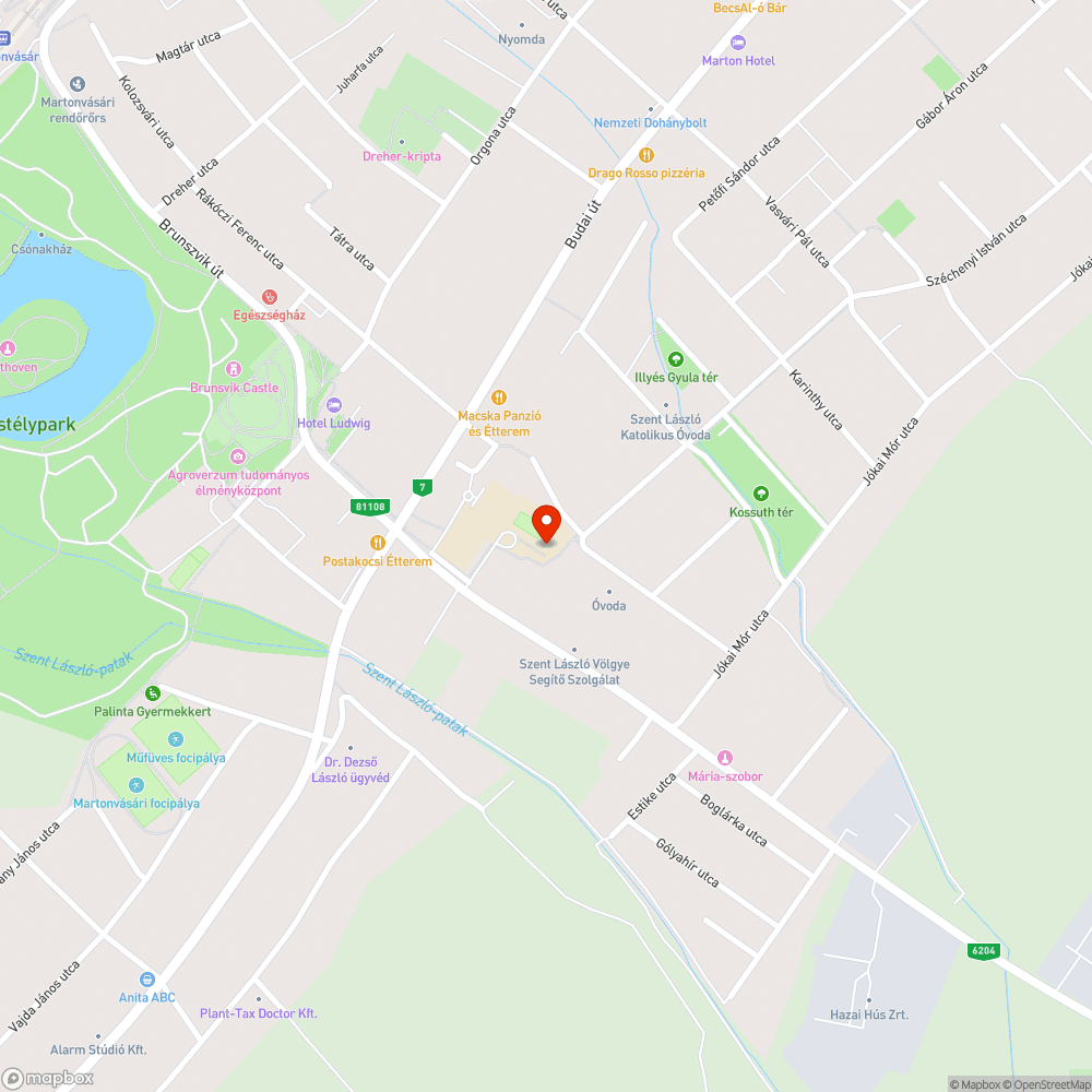 Megrongálódott kerítés bejelentés helye