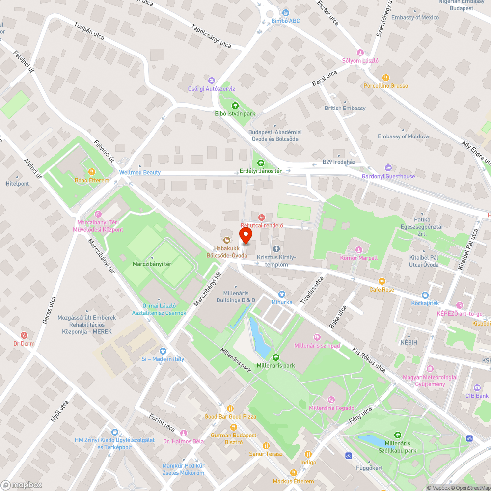 Elhagyott kerékpér a Rét utcában bejelentés helye