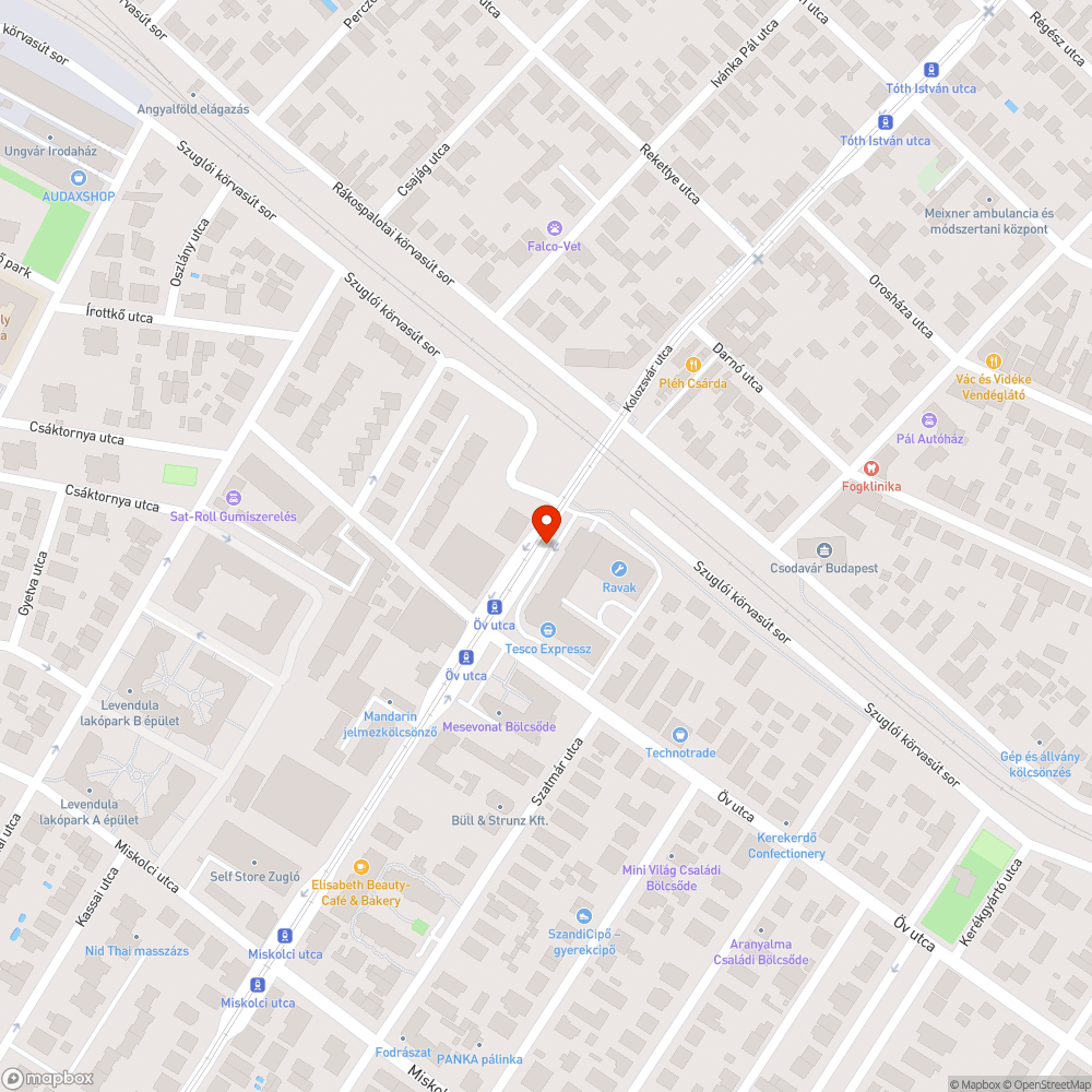 Ledöntött kuka bejelentés helye