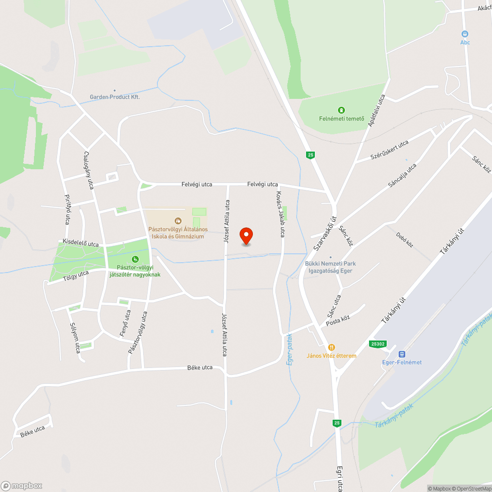 Illegális szemétlerakás bejelentés helye