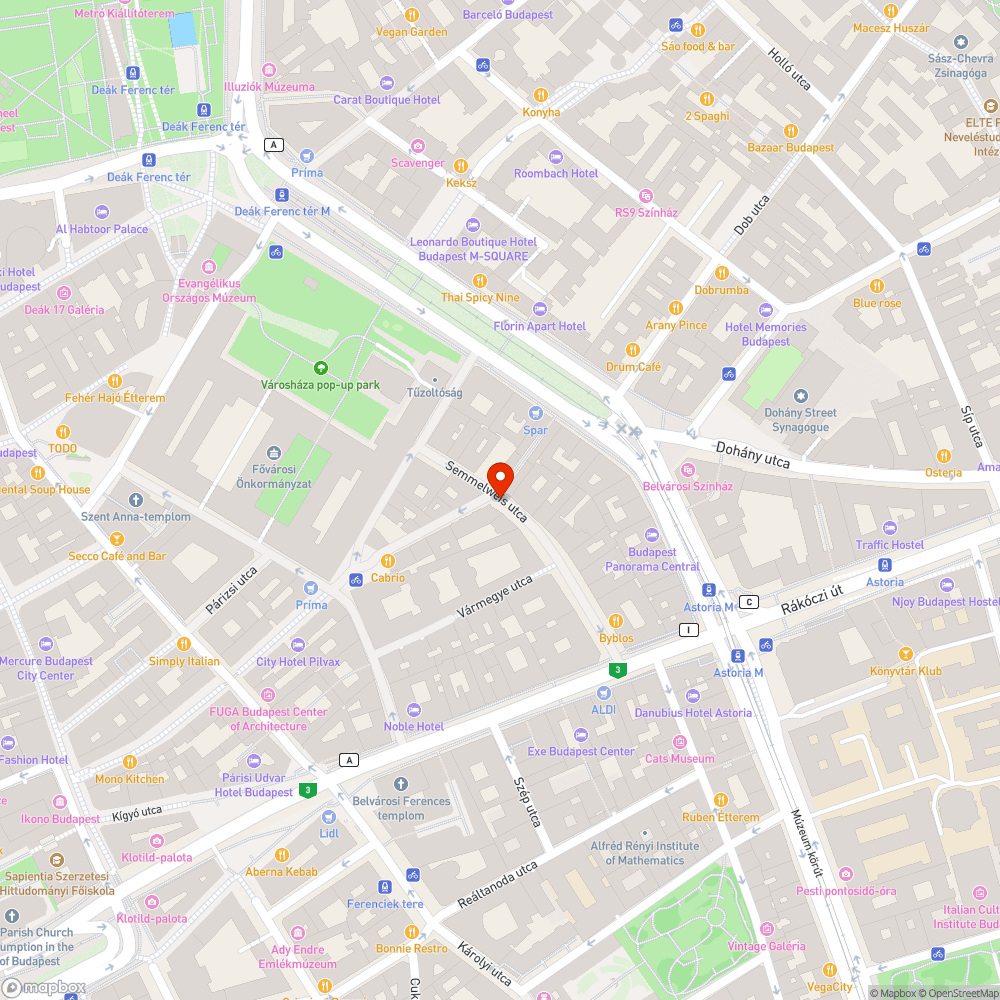 Csikkfuga bejelentés helye