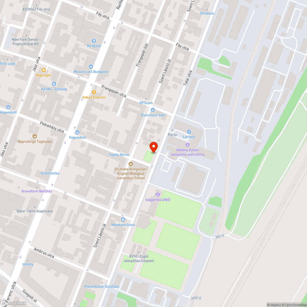 Elhagyott Rover bejelentés helye