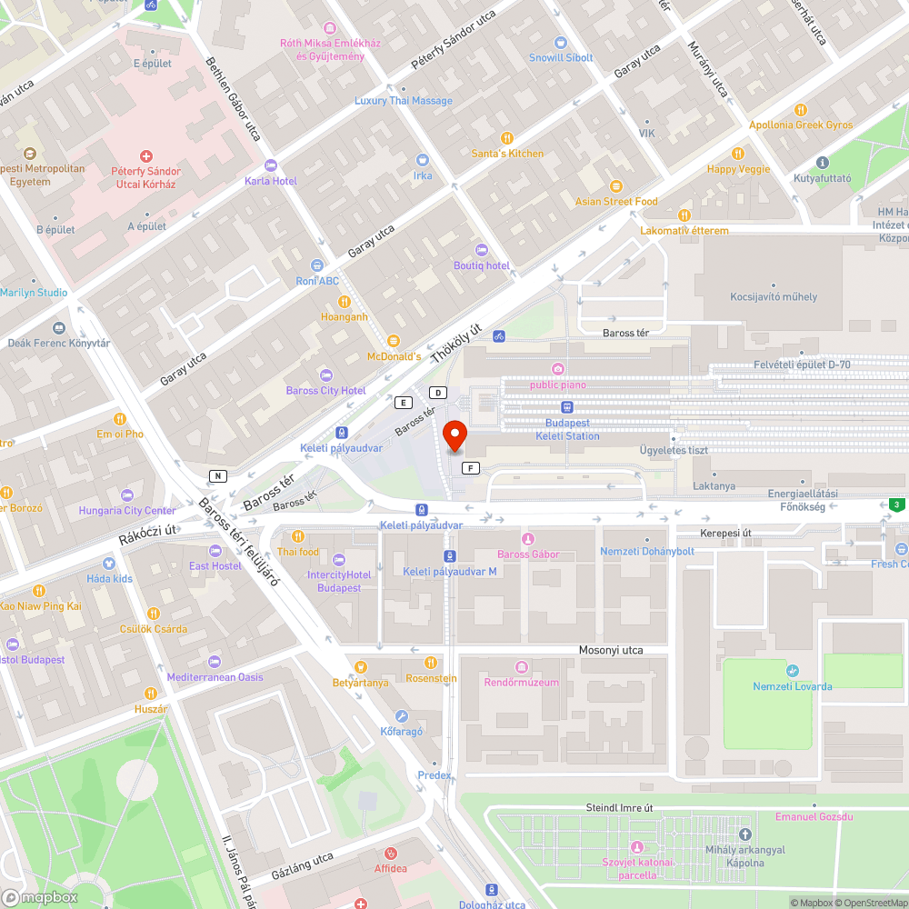 Beázás és leomló csempék a Baross téren bejelentés helye