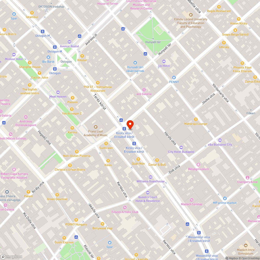 Graffitis várók (Király utca / Erzsébet körút) bejelentés helye