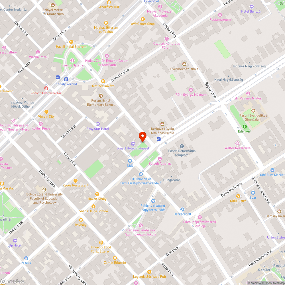 Üres bódé bejelentés helye