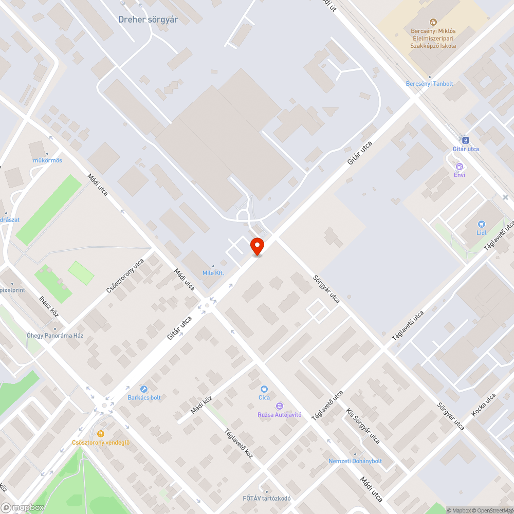 Hibás közvilágítás bejelentés helye