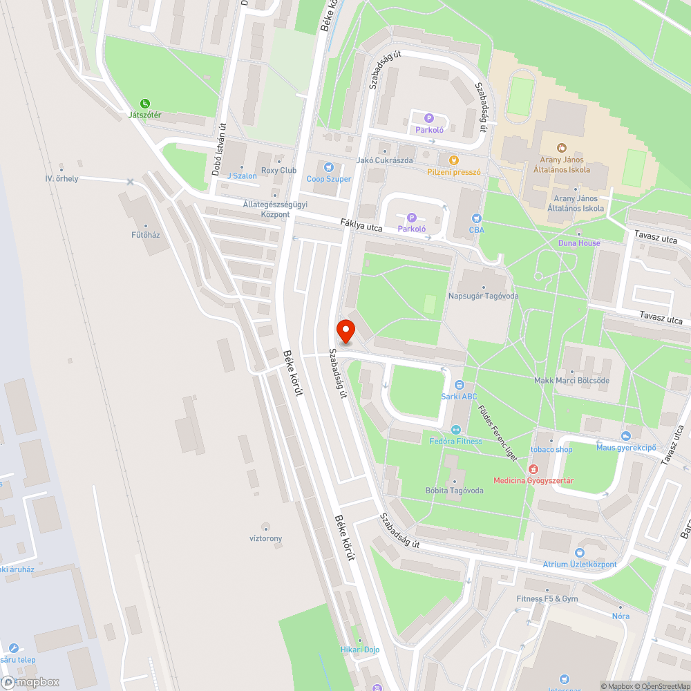 kidöntött szemetes bejelentés helye