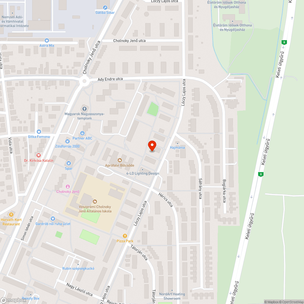 Zöldterületen való parkolás bejelentés helye