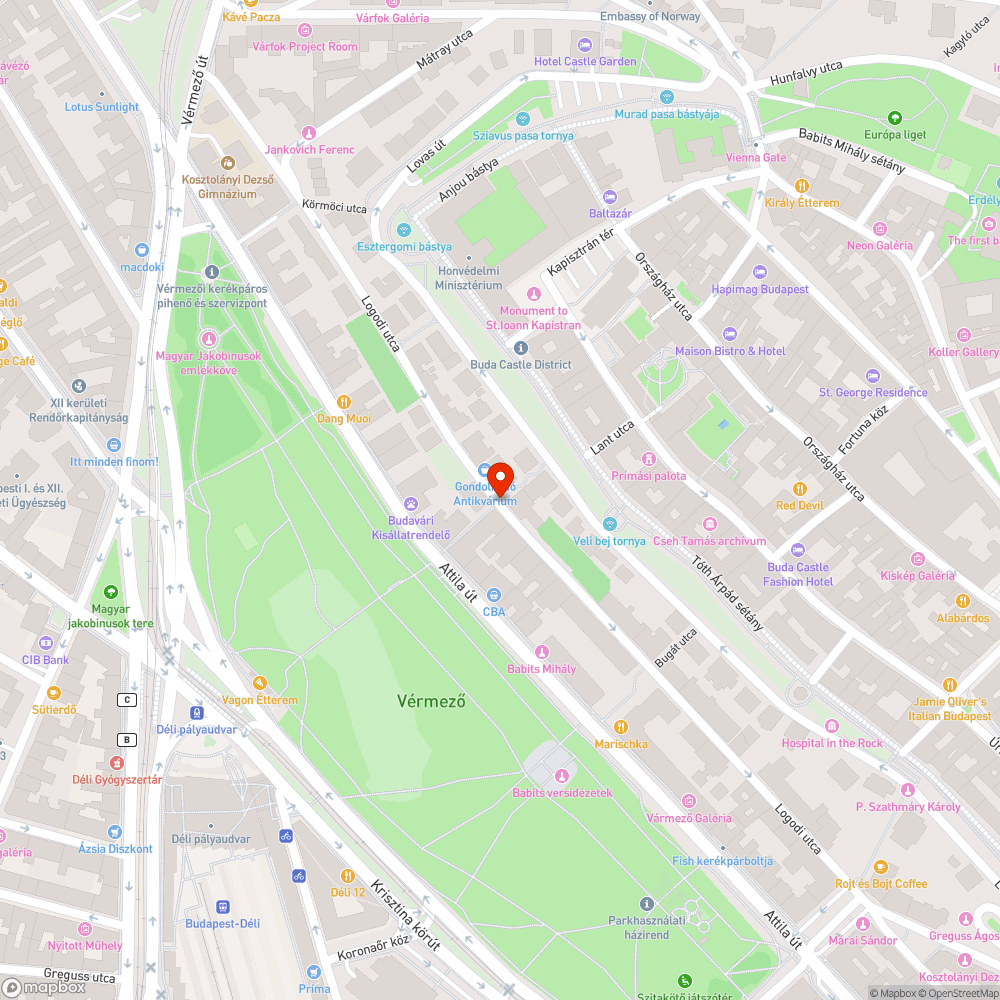 Megállási tilalom bejelentés helye