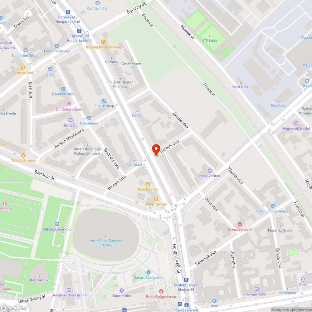 Kátyú(k) a Hungária körúton bejelentés helye