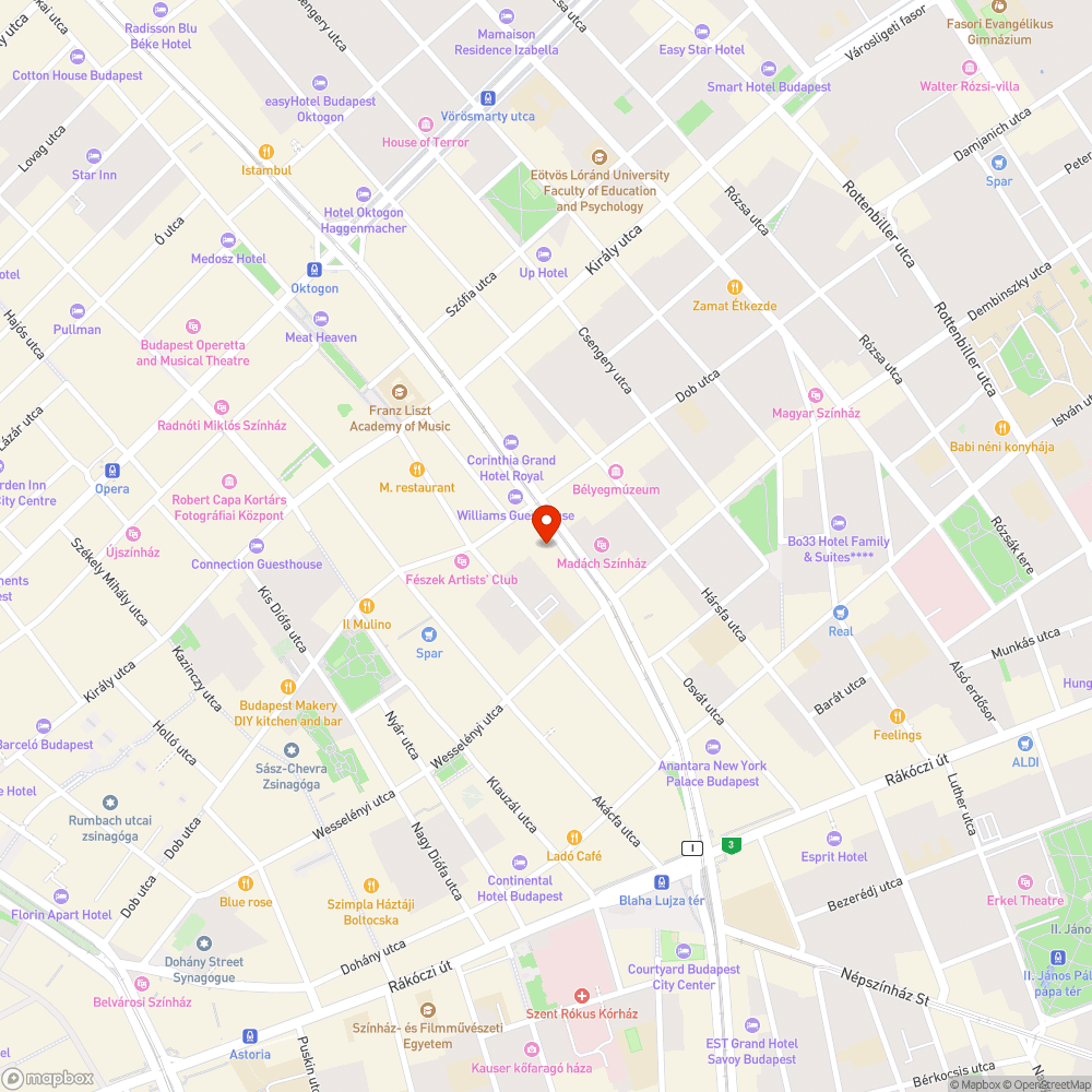 Matricás tábla bejelentés helye