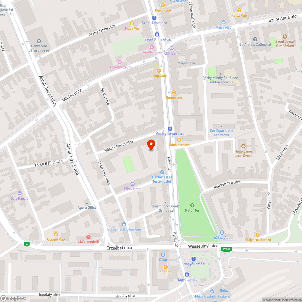 szemeteskuka bejelentés helye