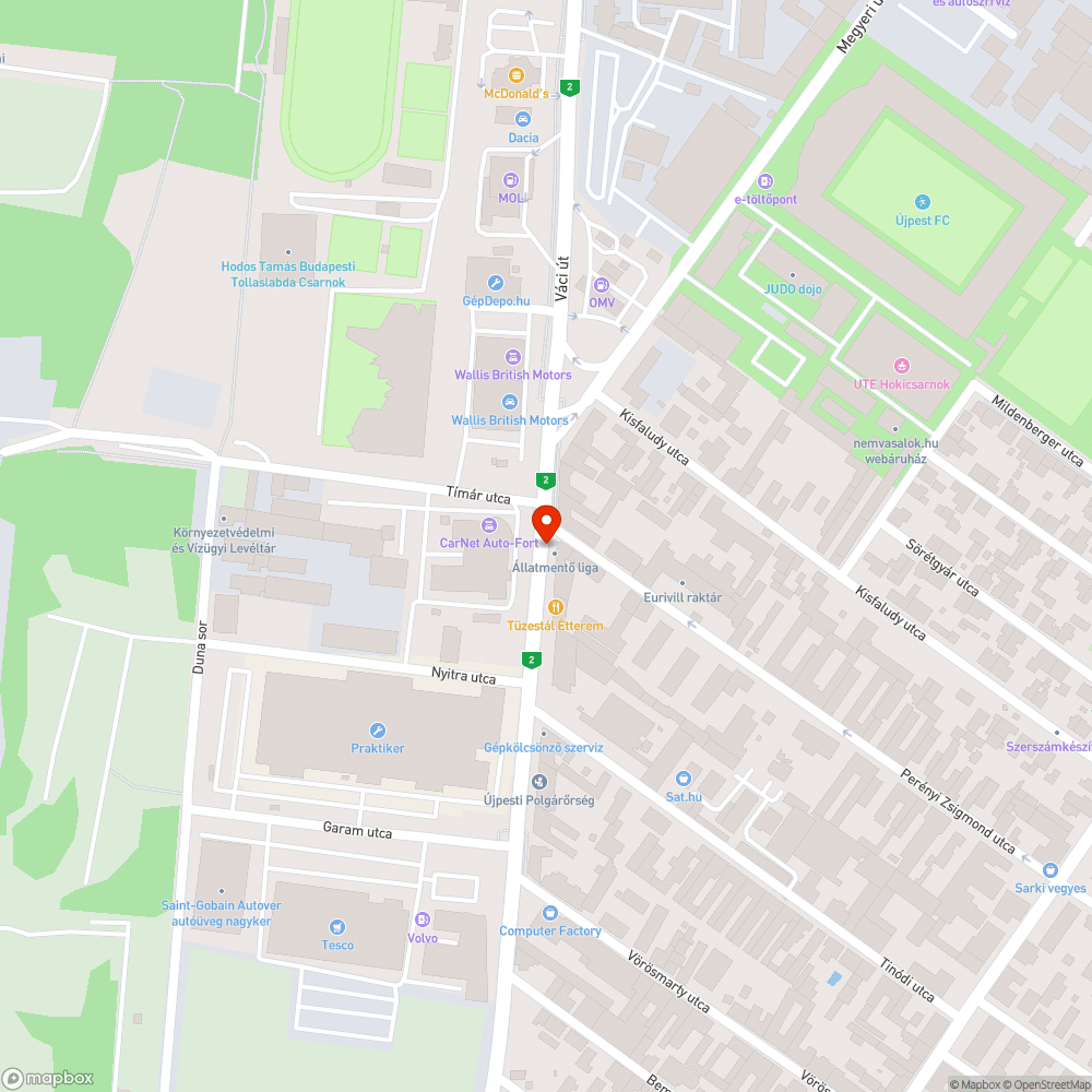 Buszmegálló igénylés bejelentés helye