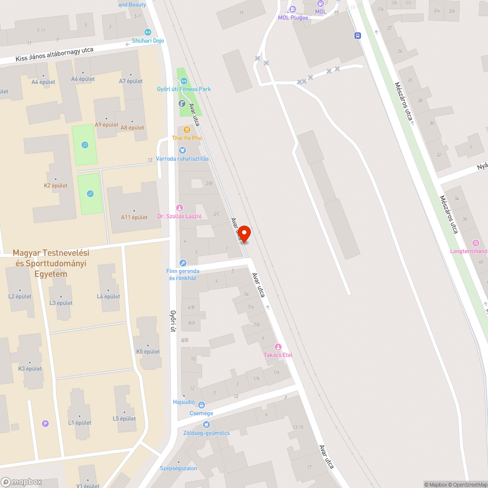 Szemétkupac az Avar utcaban bejelentés helye