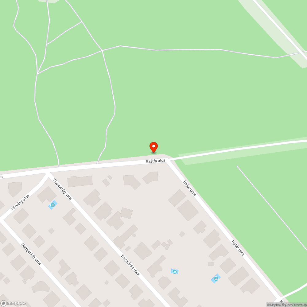 Csupa kátyú a Szálfa utca bejelentés helye