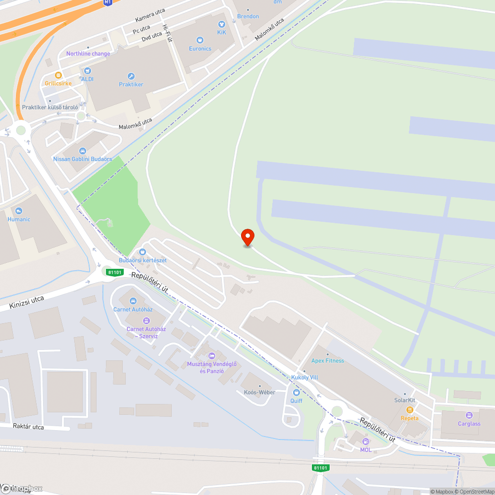 Elhagyott autók bejelentés helye