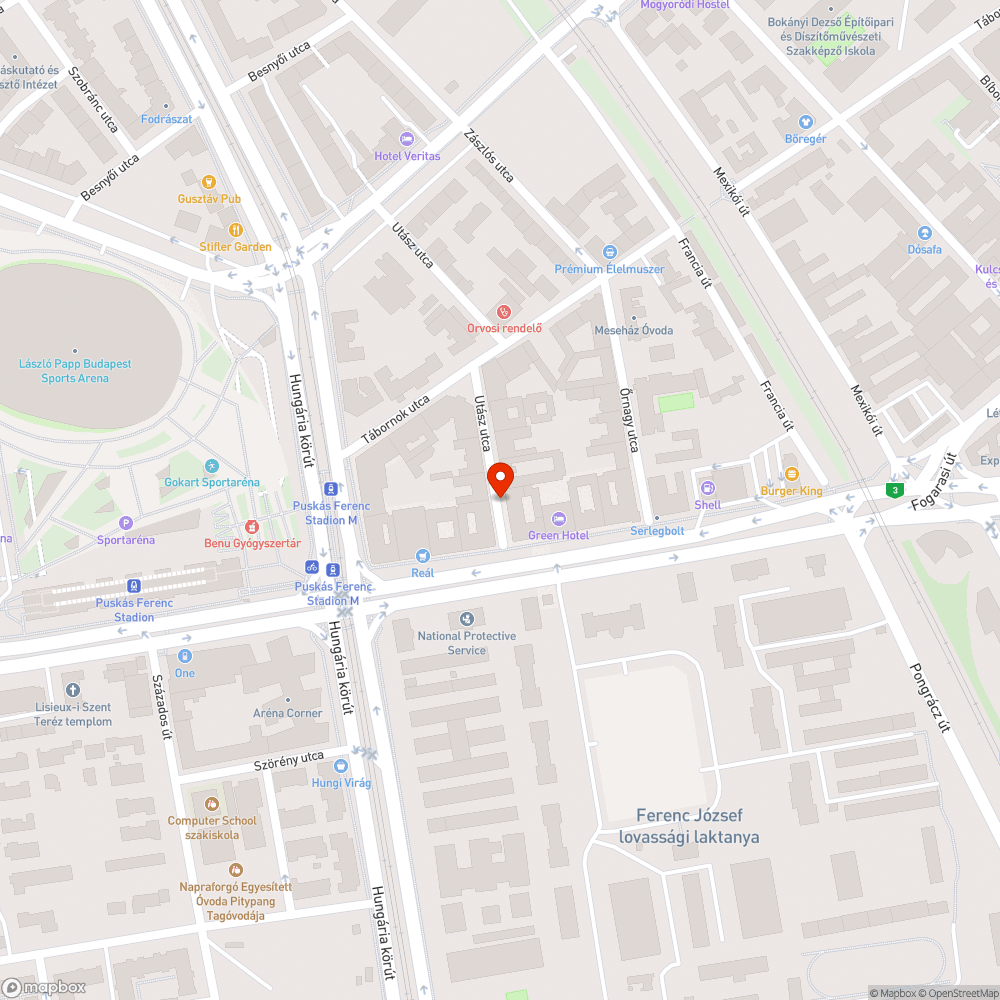 Hiányzó poller + rakodóhely kijelölése + zajcsillapítás bejelentés helye