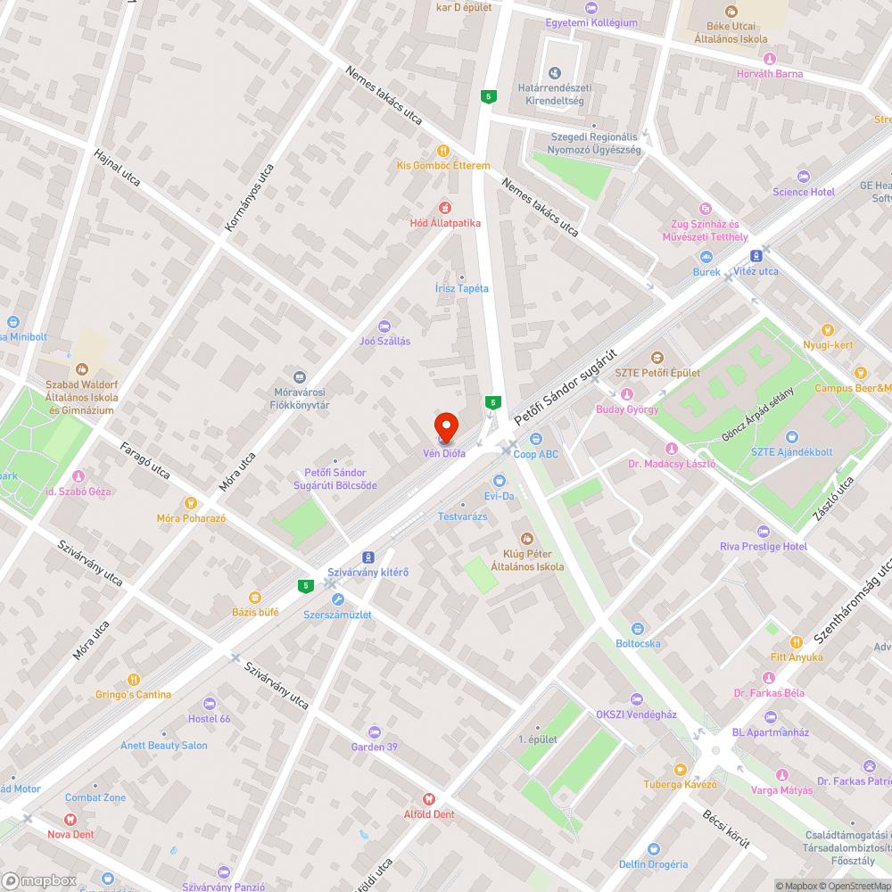 Megdőlt tábla bejelentés helye