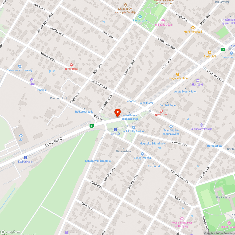 Óriási kátyú bejelentés helye