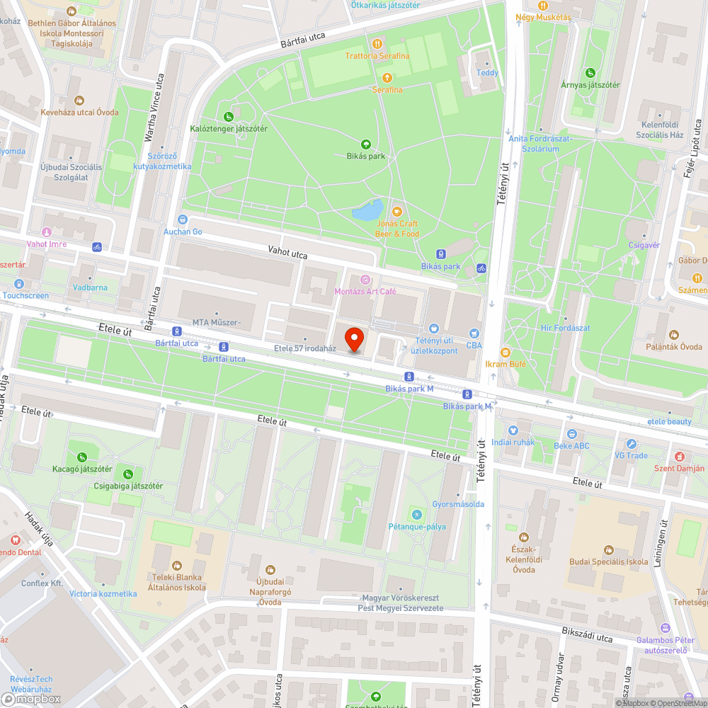 103-as busz bejelentés helye