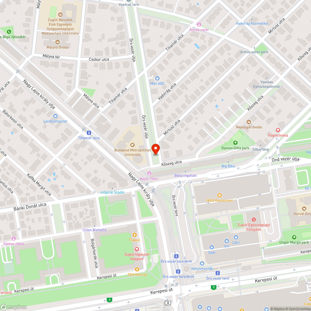 Szabálytalan parkolás bejelentés helye