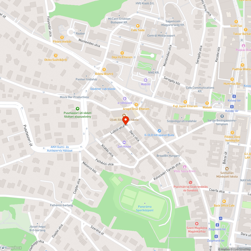 kátyús út bejelentés helye