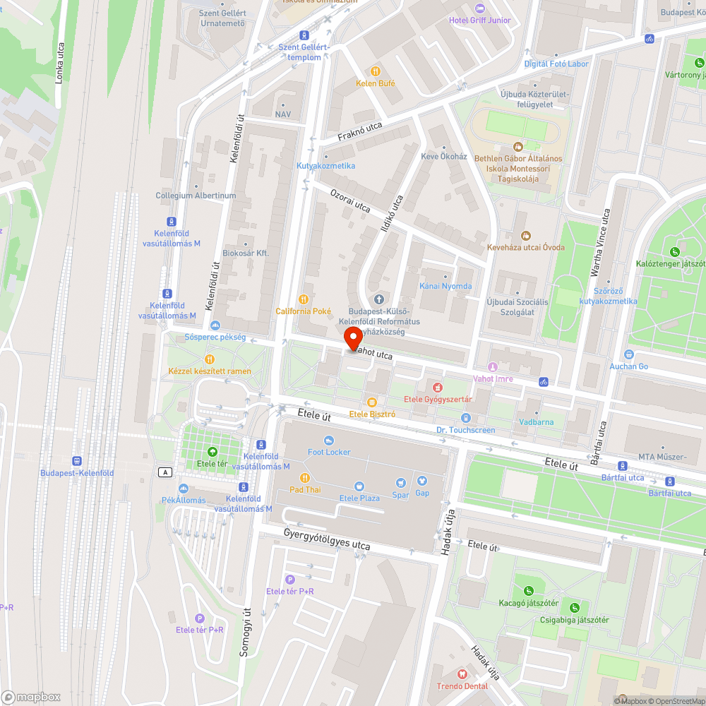 Elhagyott autók bejelentés helye