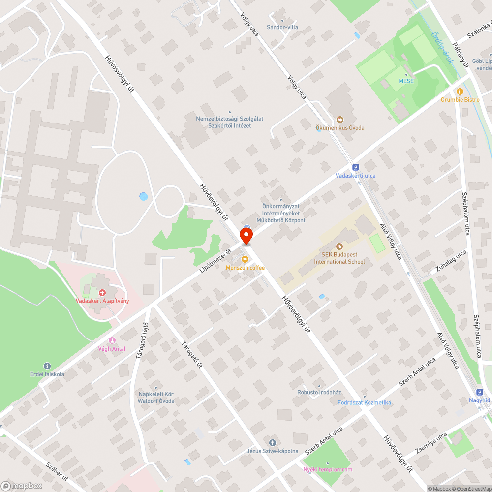 Hiányzó fedlap - Hűvösvölgyi-Lipótmezei sarkon bejelentés helye