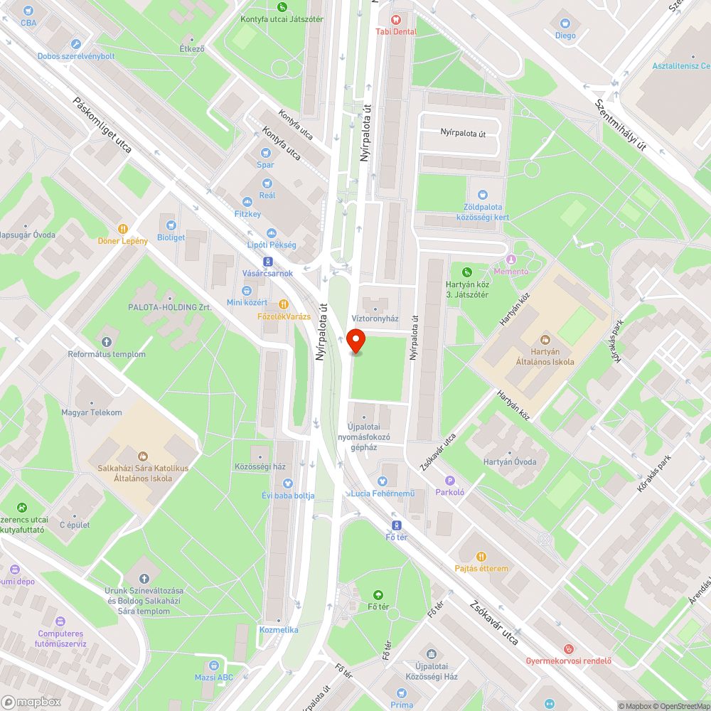 Kutyagumi bejelentés helye