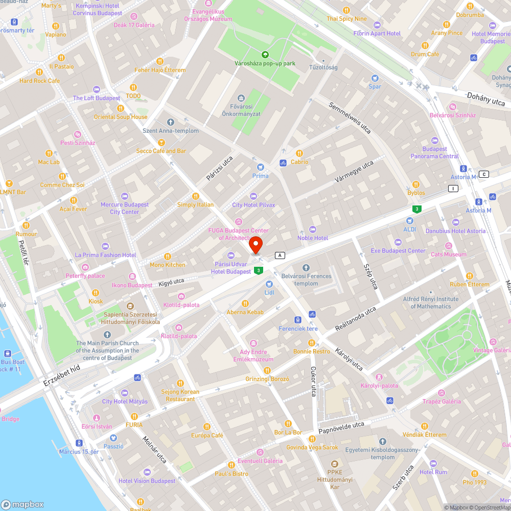 Befejeződött bejelentés helye