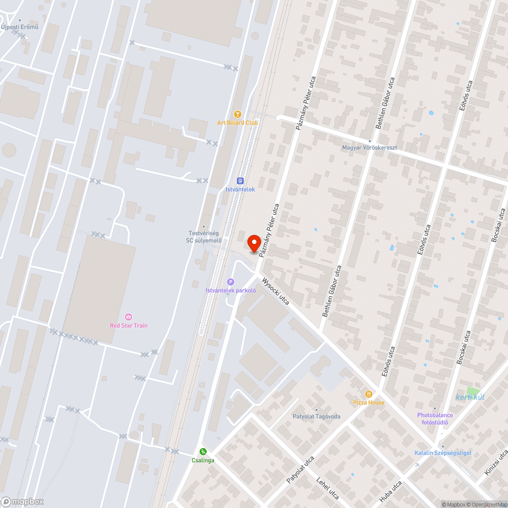 Elhagyott jármű bejelentés helye