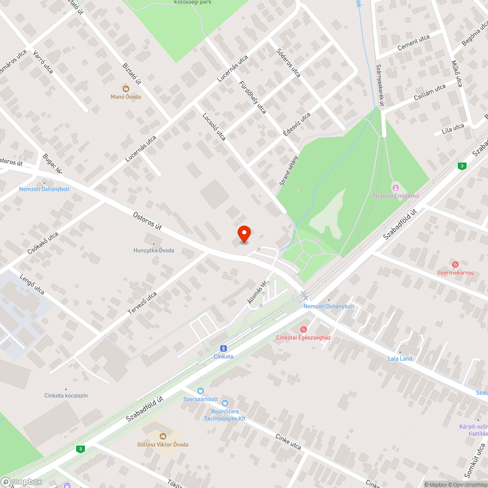 Elhagyott Renault bejelentés helye