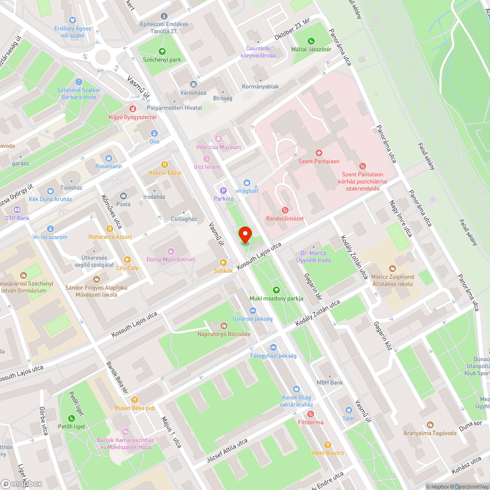 táblánként legalább egy hiba bejelentés helye