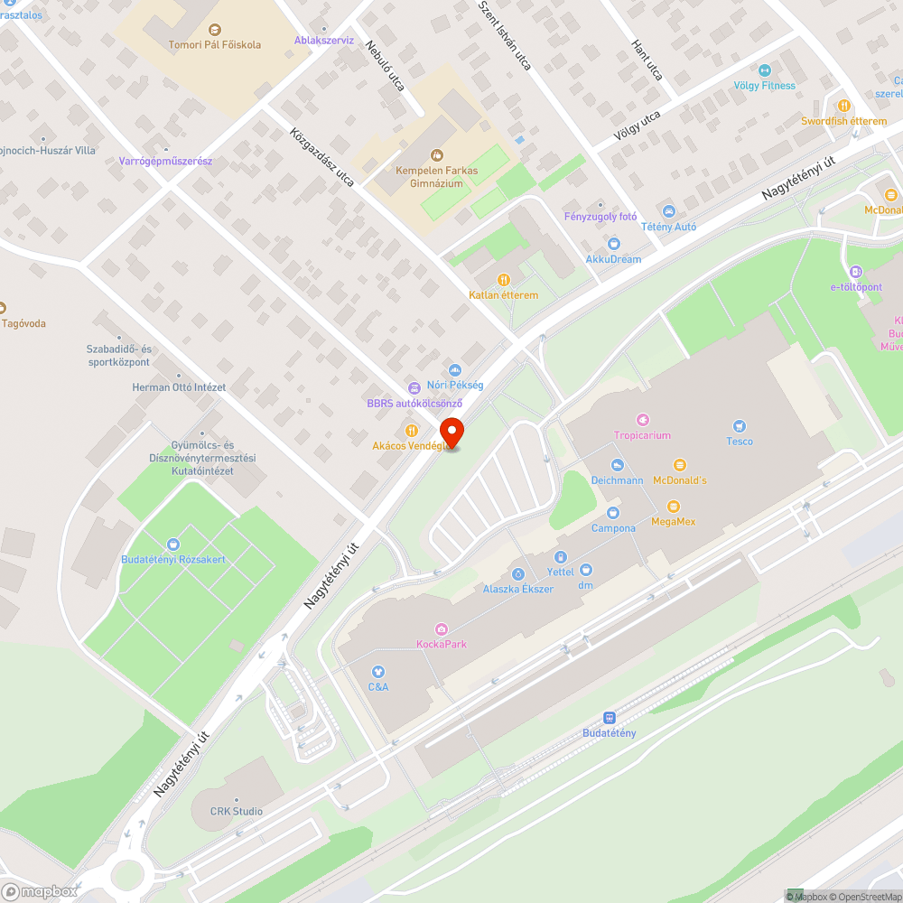 A 22. kerület Lépcsős utcai buszmegálló bejelentés helye