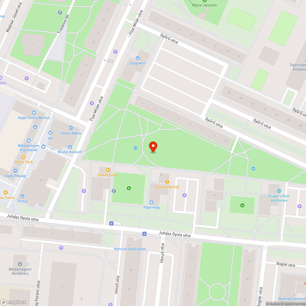 Elborult szemetes bejelentés helye