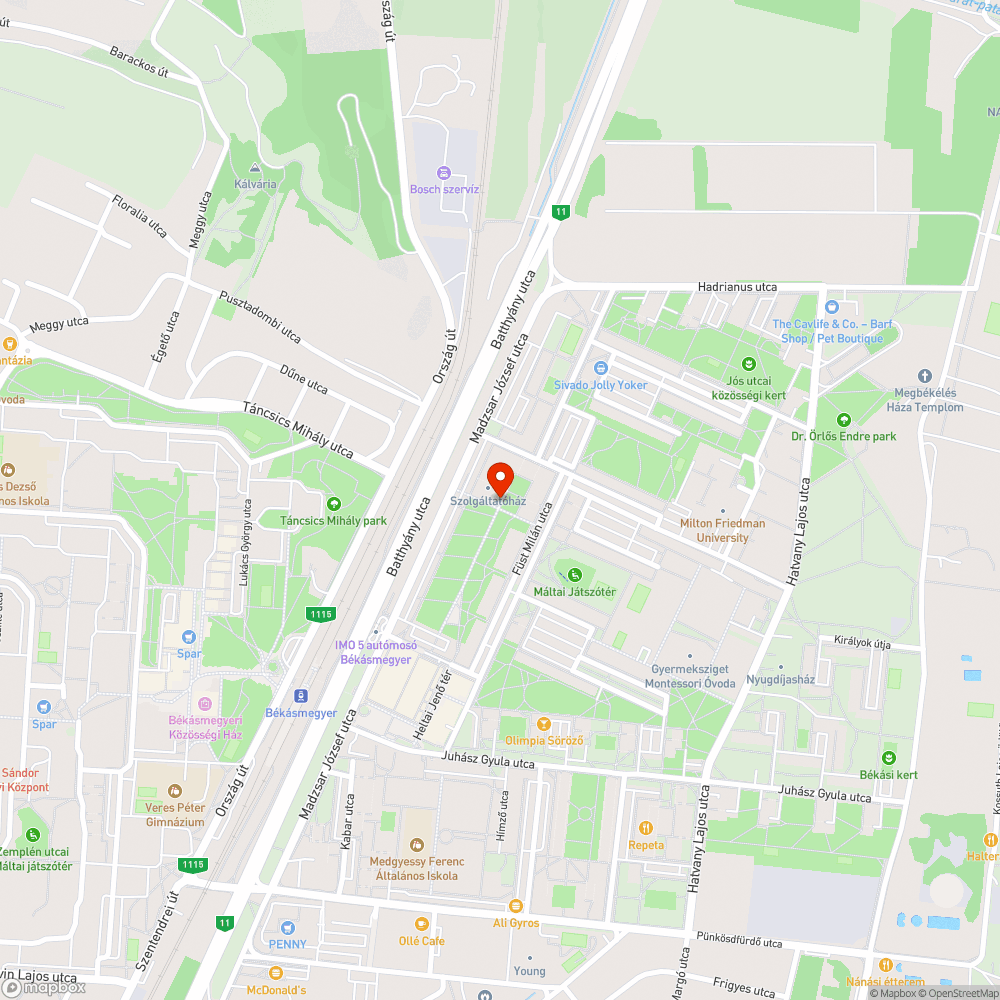 Megborult szemetes bejelentés helye