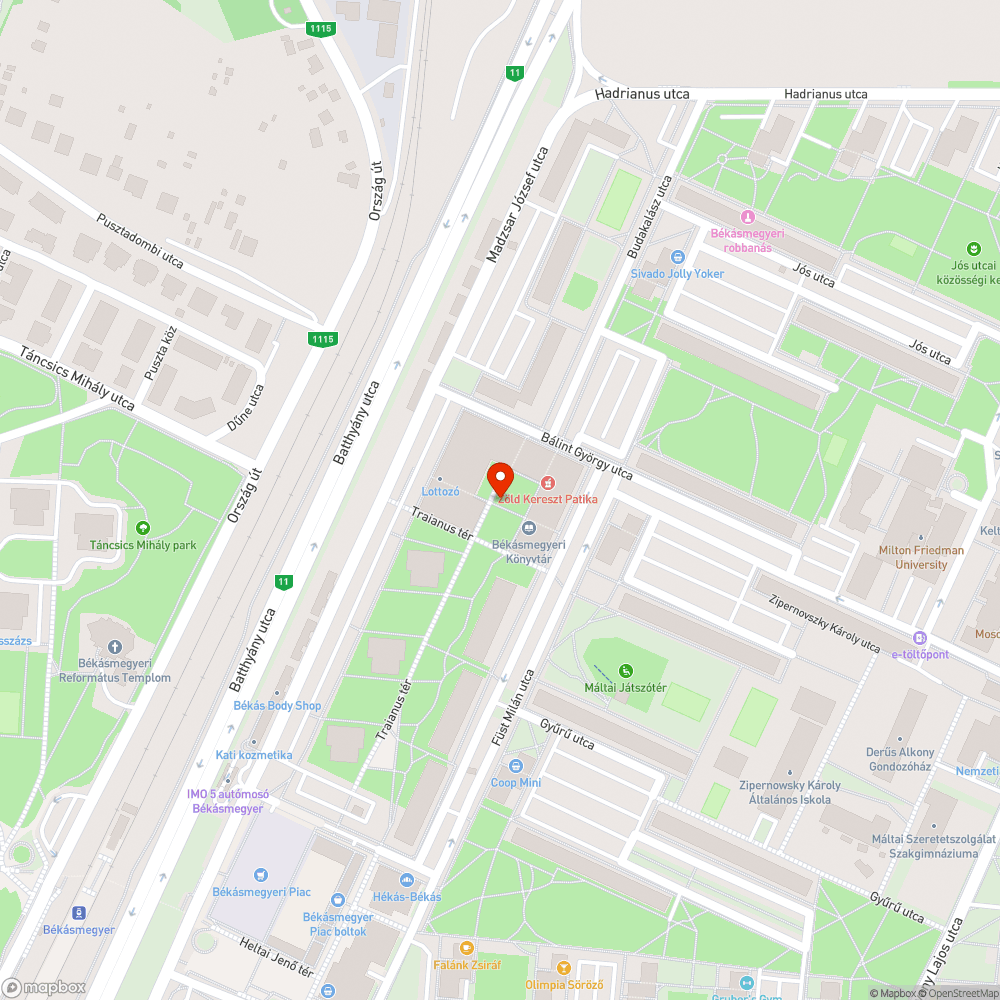 Veszélyes kültéri csatlakozó oszlop 2.0 bejelentés helye