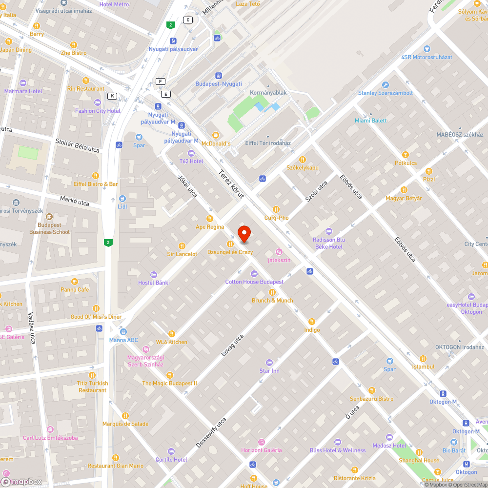 Kijelölt parkolás bejelentés helye