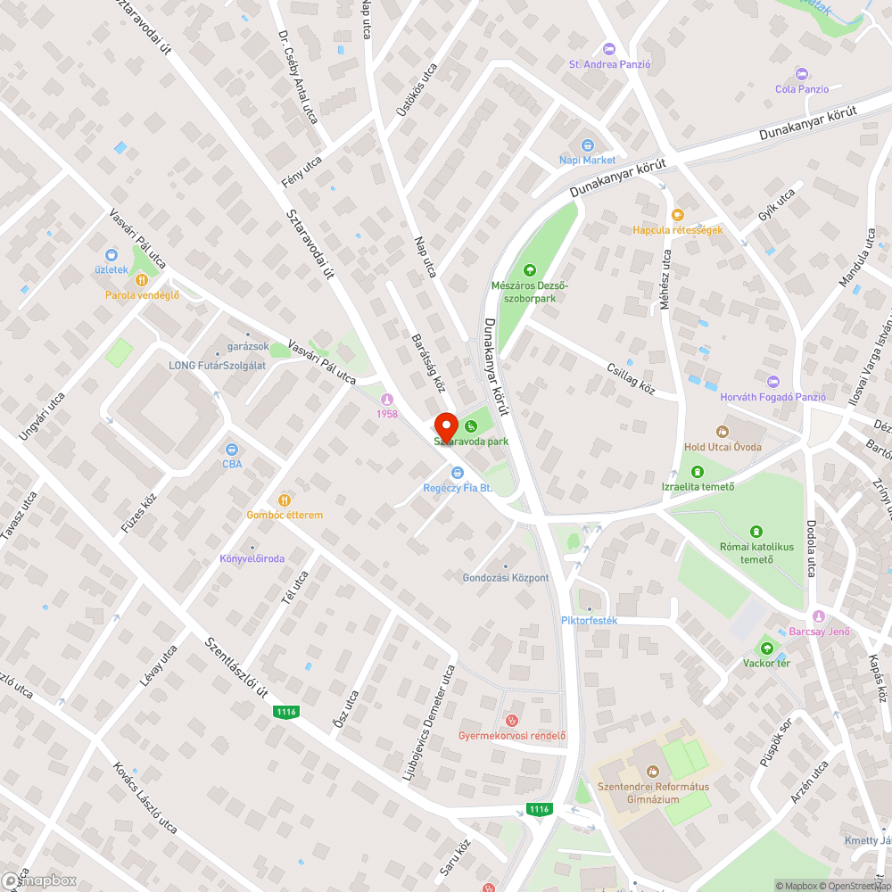 Sztaravoda út elején veszélyes parkolni bejelentés helye